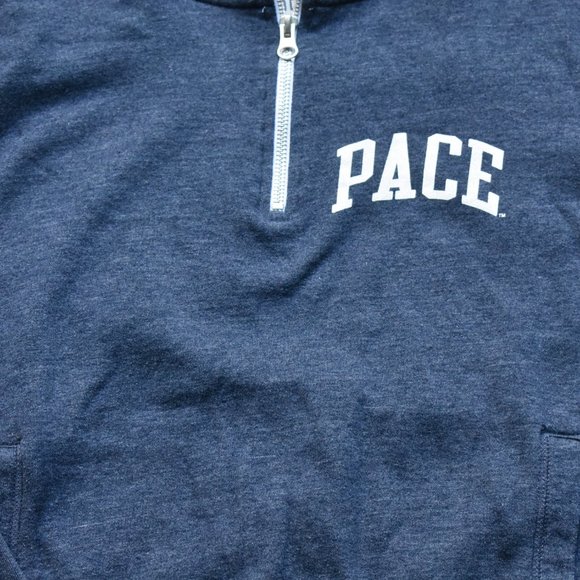 Pace University Redshirt 1/4 Zipper Sweatshirt, Small - Picture 2 of 2